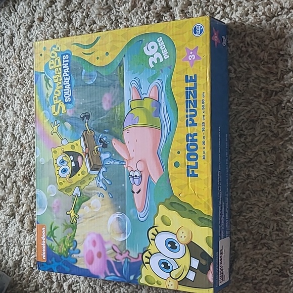 Nickelodeon Toys Spongebob Floor Puzzle Poshmark